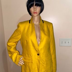 Yellow J.Crew Blazer